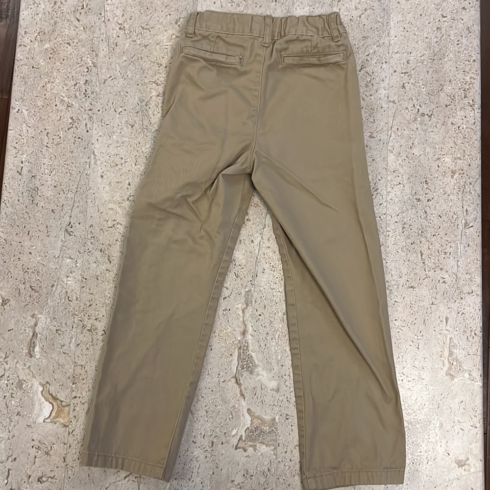 Tan khakis boys size 6 slim - Picture 2 of 3